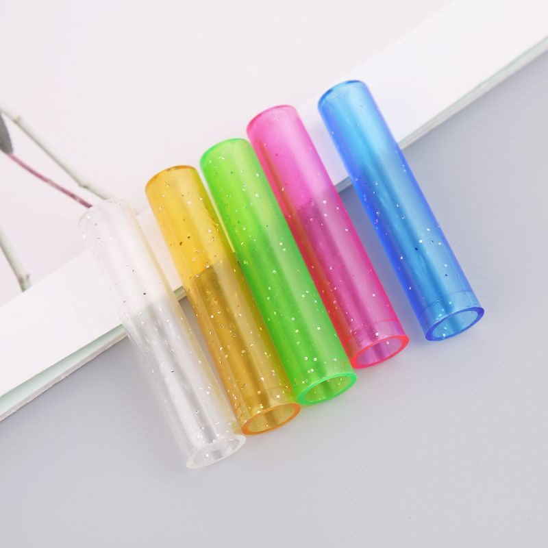 Mary 6Pcs Penutup Lengan Pensil Lucu Extender Pelindung Plastik Perlengkapan Sekolah New