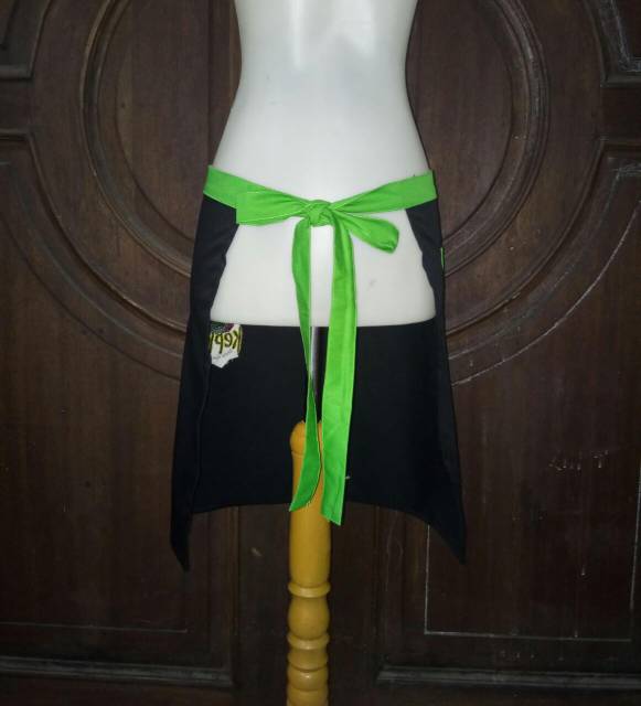 Celemek Apron setengah Badan,helf apron,celemek pinggang,celemek waitres,celemek dapur,celemek masak