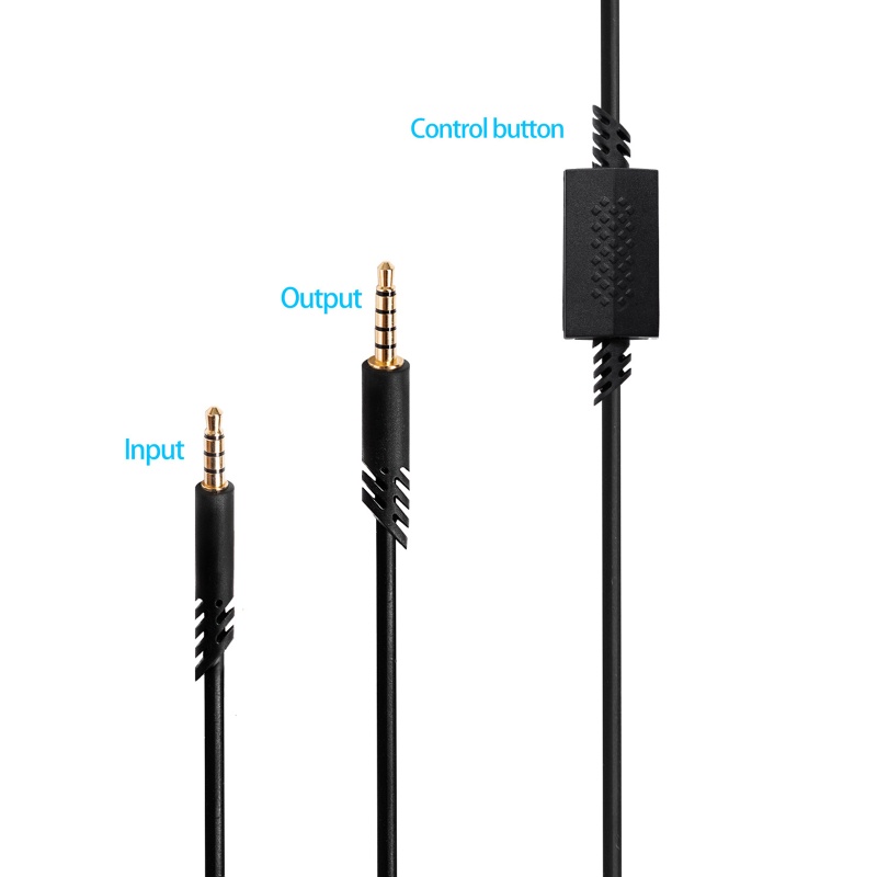 btsg Replaced Audio Earphone Cable with Function for Astro A10 A40 A50 G233 Gaming Headset