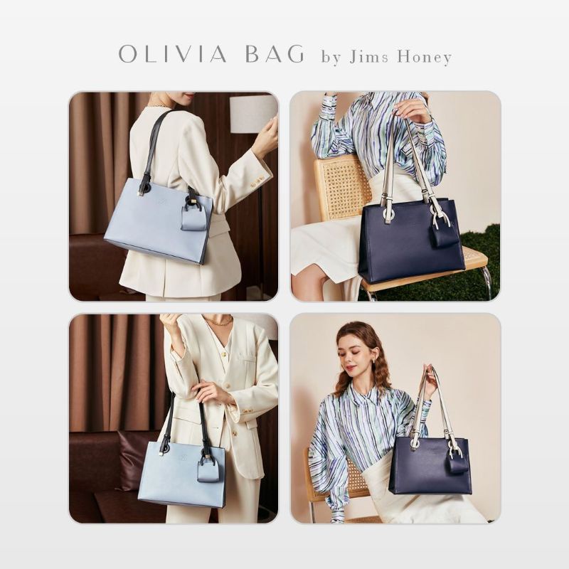 OLIVIA BAG TAS JIMSHONEY ORIGINAL BESAR MUAT BANYAK TENTENG JINJING SLINGBAG