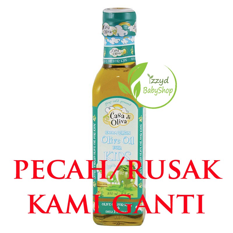 Evoo Casa di Oliva Minyak Zaitun Mpasi anak  for kids minyak zaitun 250ml evoo