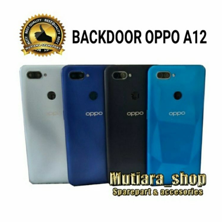 BACKDOOR / BACK COVER / CASING TUTUP BELAKANG OPPO A12