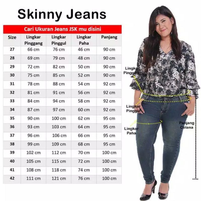 Jeans Wanita skny/Celana wanita pensil/Soft jeans wanita