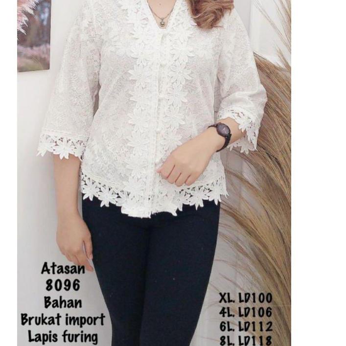 ★ atasan brokat/brokat elgana/blouse brokat ☆
