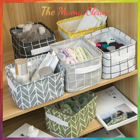 STORAGE MINI KERANJANG MULTIFUNGSI LIPAT TEMPAT AKSESORIS MINI BOX ORGANIZER