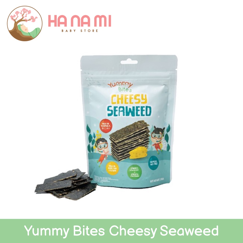 Yummy Bites Cheesy Seaweed - Camilan NON MSG