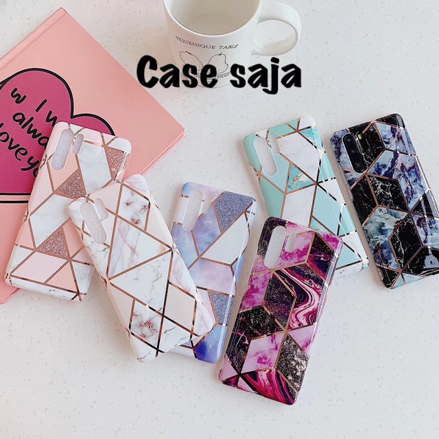 Marble Chrome Pink Samsung A10 A20 A30 A20s A30s A50s A50 A70 Xiaomi Redmi Note 5 6 7 8 pro S7 S8 S9