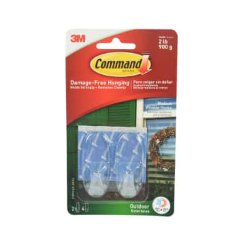 

3m gantungan dinding set 2 pcs transparan pakai isolasi double tape