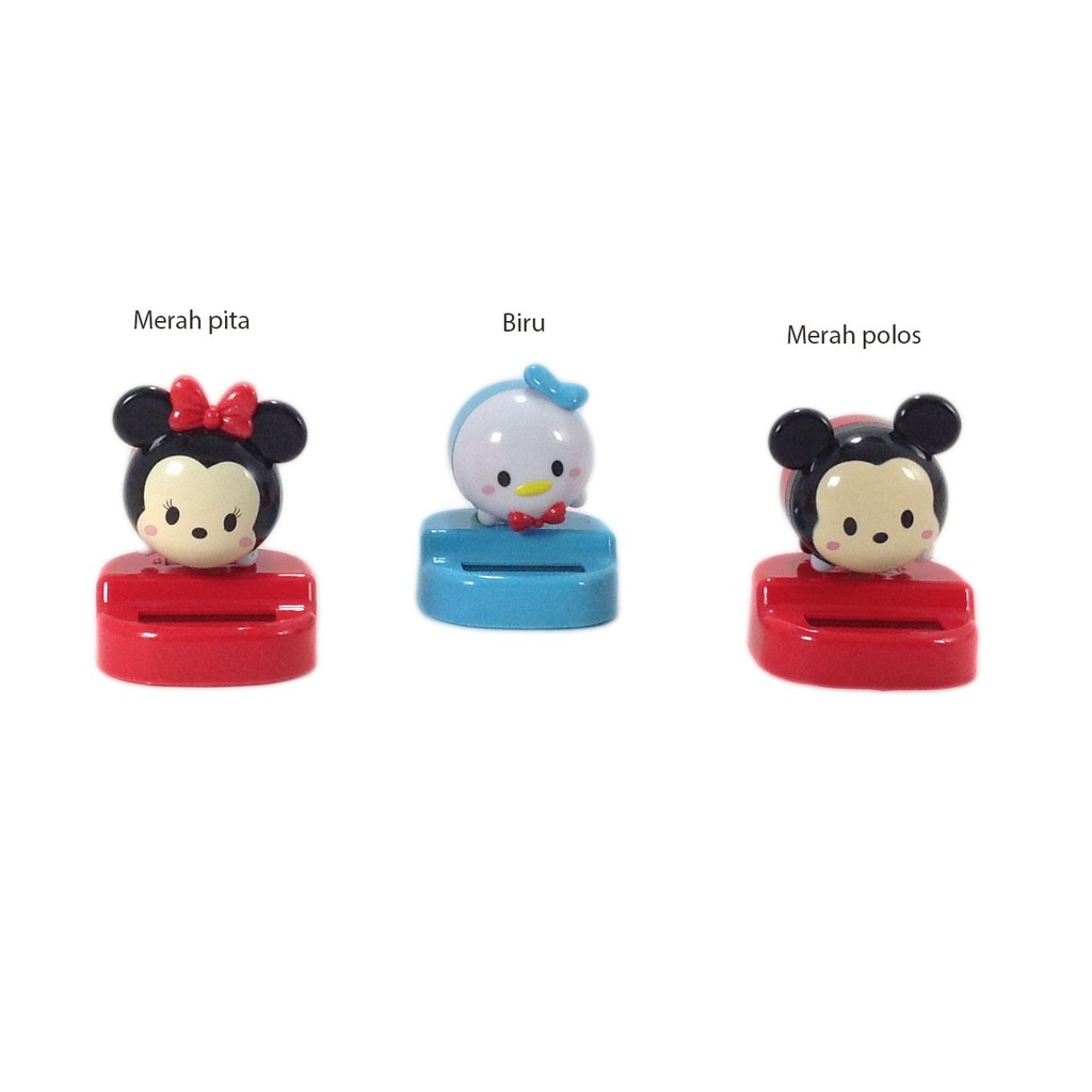 Pajangan Mobil solar swing disney tsum tsum 8cm