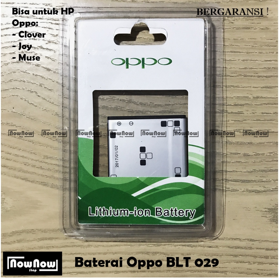 Baterai Oppo Joy R1001 Clover R815 Muse R821 BLT029 BLT 029 Original Batre Batrai Battery HP