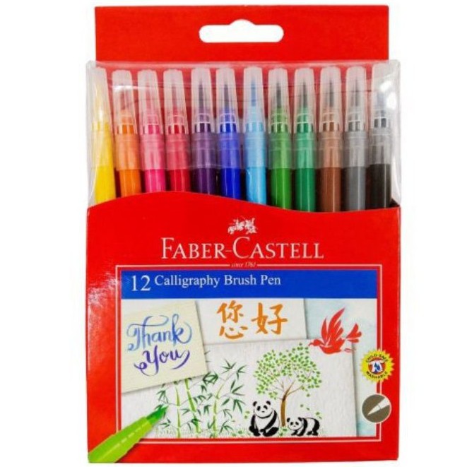 

Faber Castell Calligraphy Brush Pen 12W