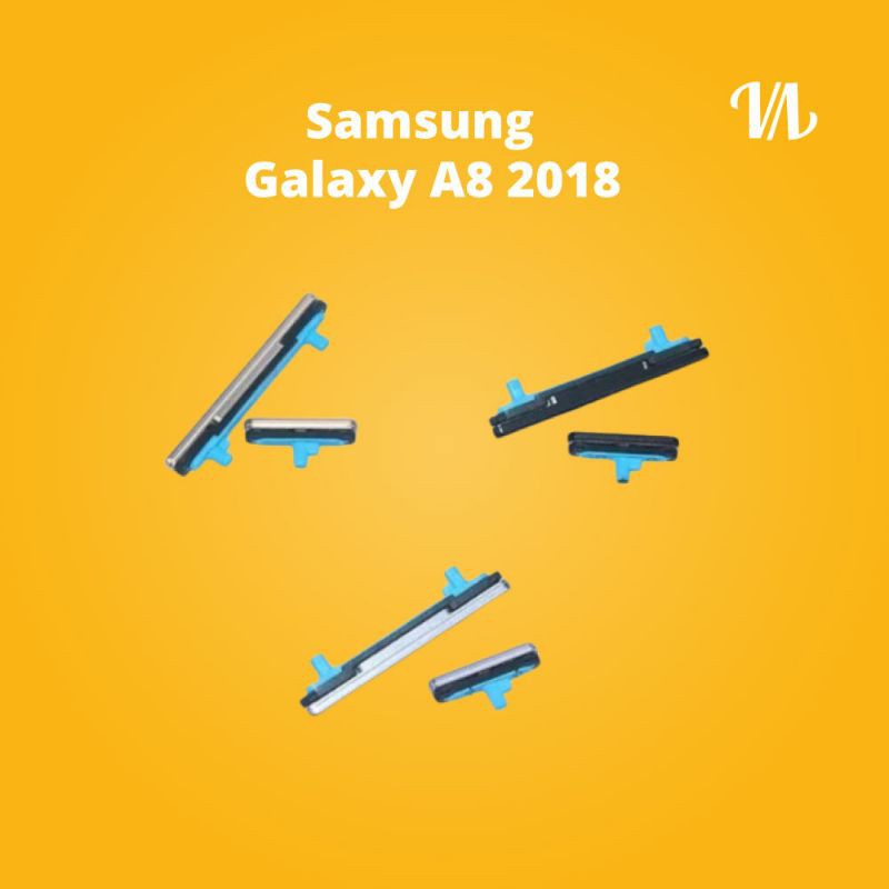 Tombol Power On Off Volume Samsung Galaxy A8 A8+ 2018