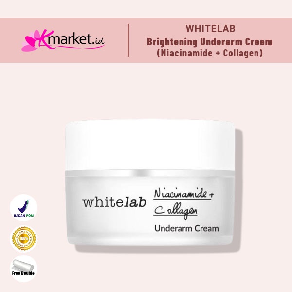 [BPOM] Whitelab Brightening Underarm Cream 20 Gr (Niacinamide + Collagen)