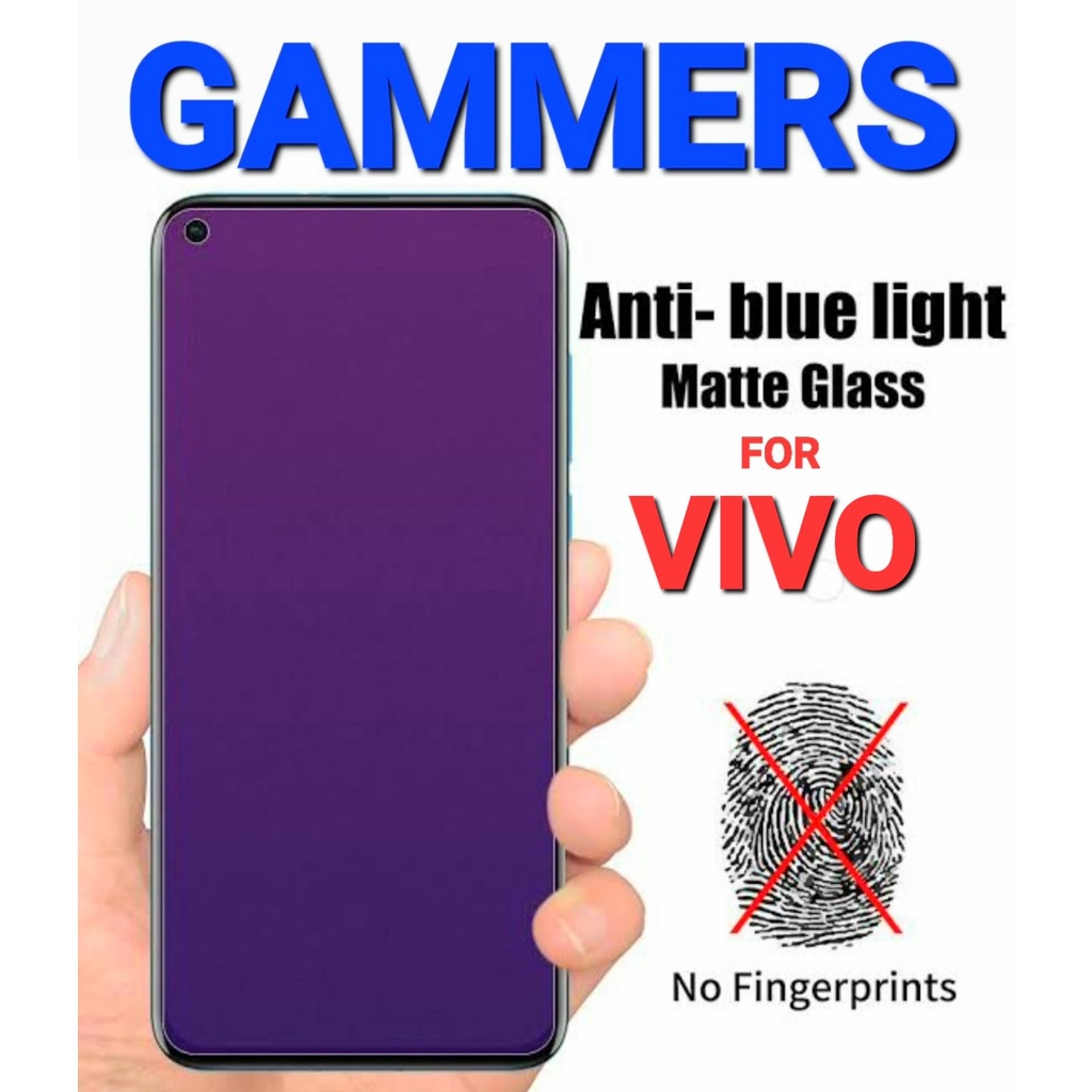 TEMPERED GLASS CERAMIC GAME ANTI RADIASI 9H ORIGINAL 100% REAL ANTI PECAH ADEM DI MATA HP Vivo Y70 Y70S Y73 Y75 5G Y79 Y81 Y85 Y91 Y91C