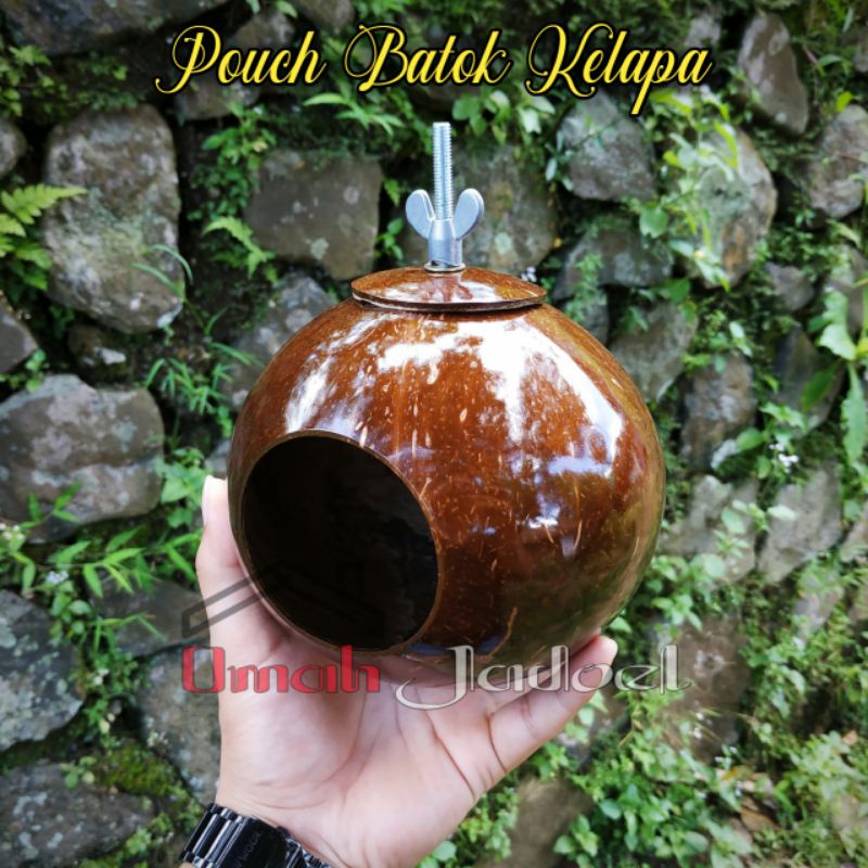Pouch BATOK KELAPA / GLODOK buat LOVE BIRD, TUPAI, SUGAR GLIDER