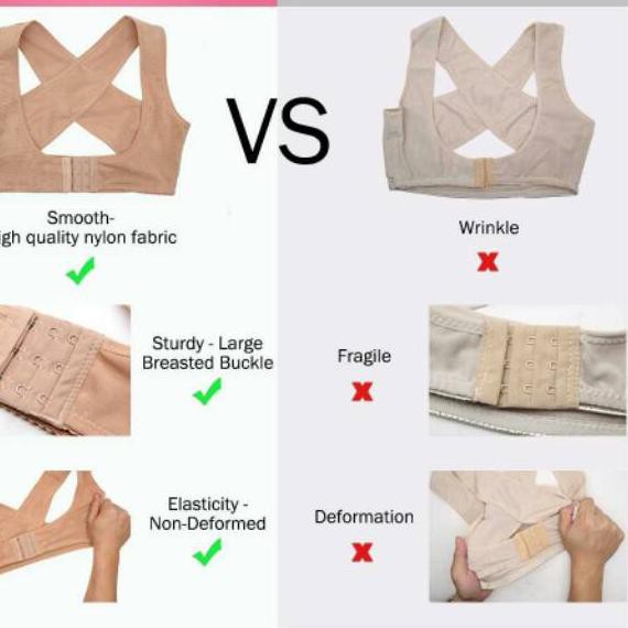Terbatas lagi Korset Corset Penyangga Dada Penahan Payudara Wanita/Tali Bra Koreksi Postur Terapi Pu