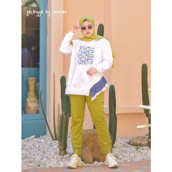 (NEW) SETELAN CELANA GAZBIYYA by NUMIAA