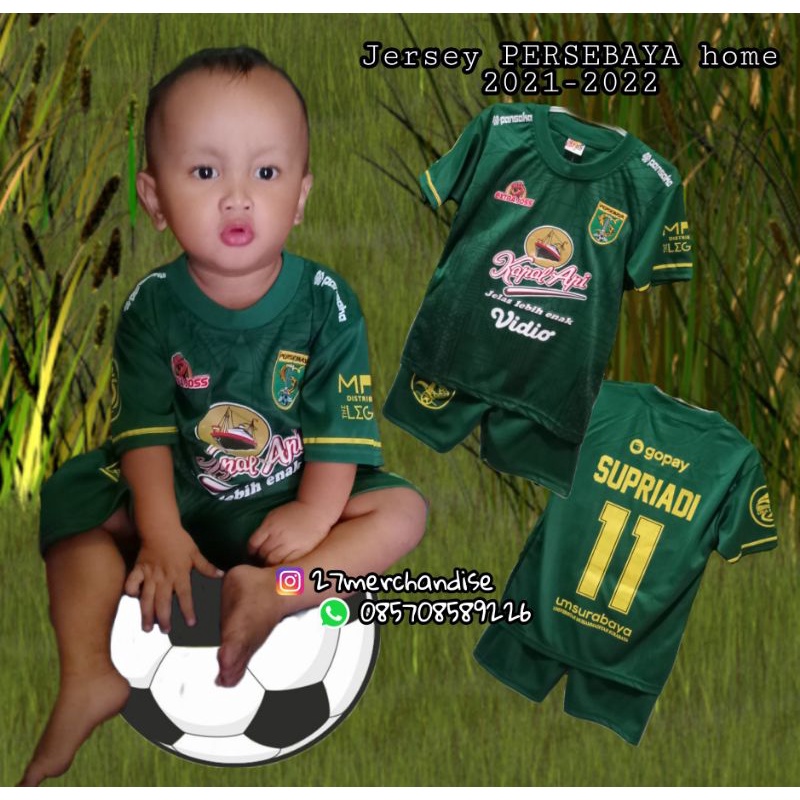 Jersey Persebaya anak 2021-2022