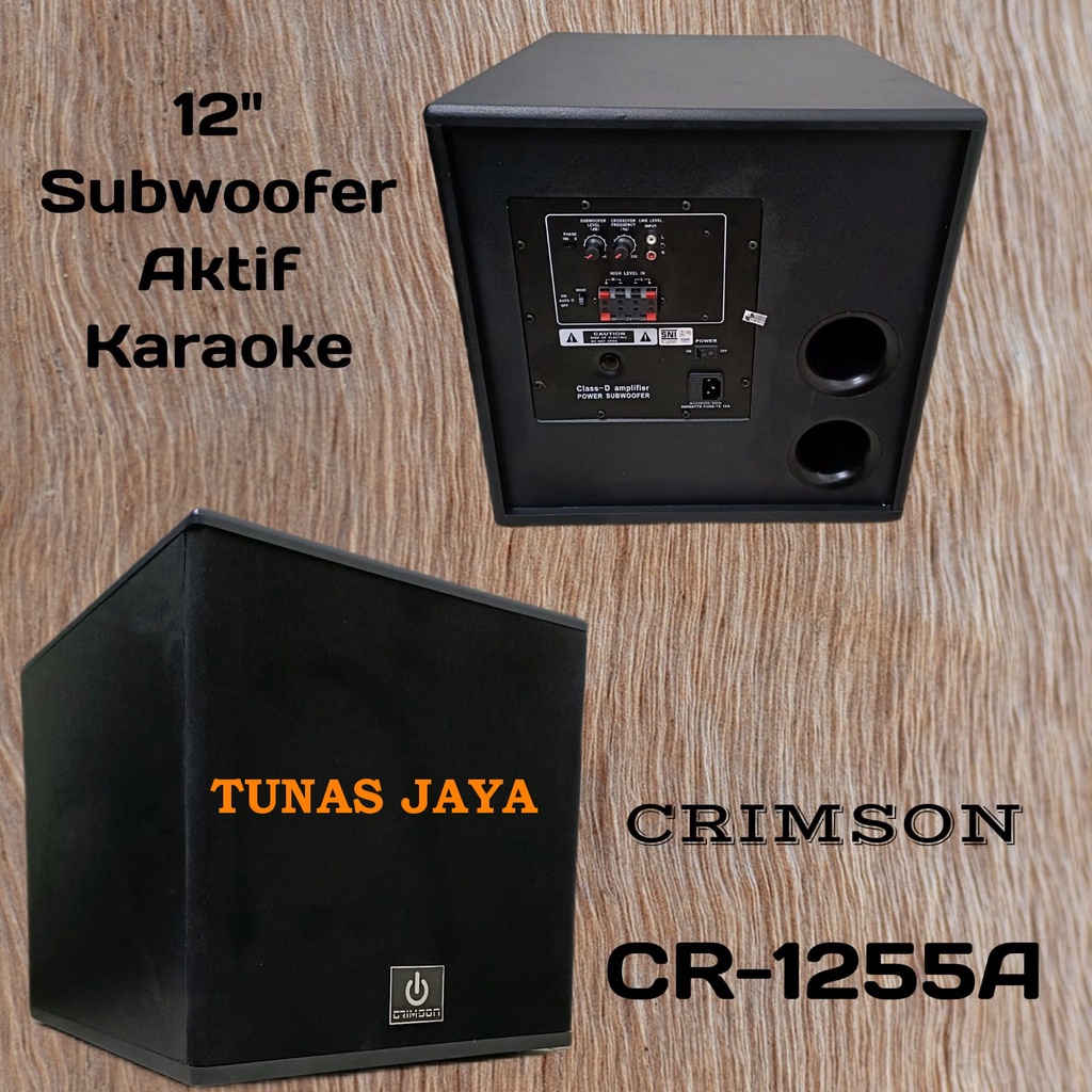 Subwoofer aktif 12 inch Crimson CR 1255A CR1255A Original