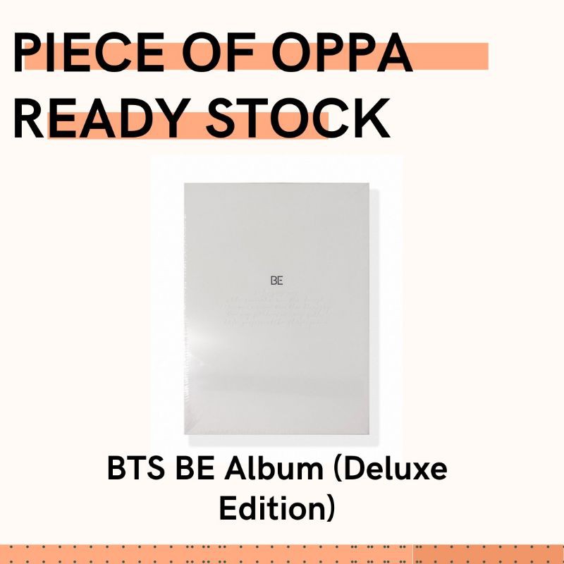 BTS - BE ALBUM (DELUXE EDITION)