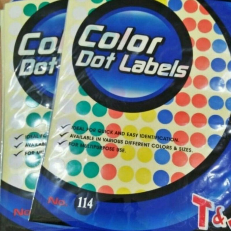 

Label T&J Dot 114