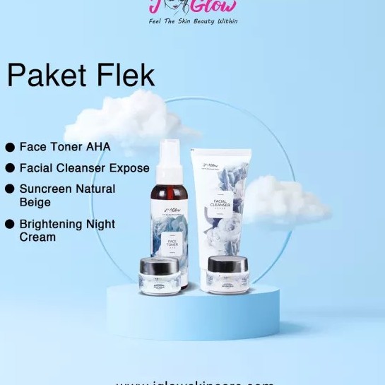 JGLOW SKINCARE - PAKET FLEK