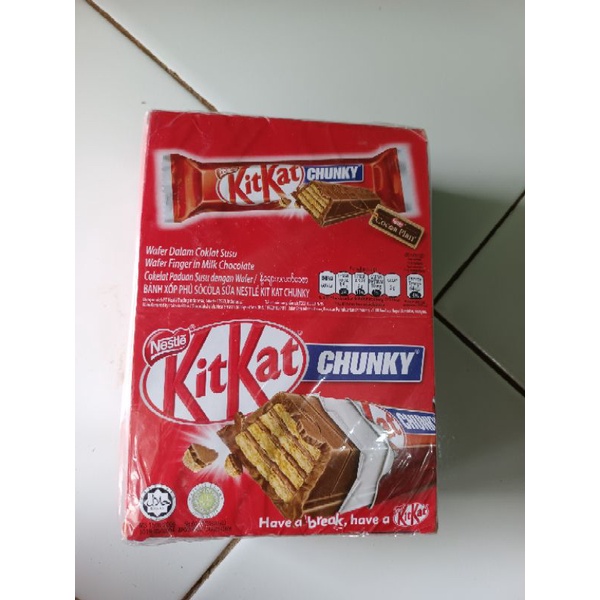 KITKAT CHUNKY &amp; CHUNKY RAISIN COOKIE 24PCS X 38GRAM