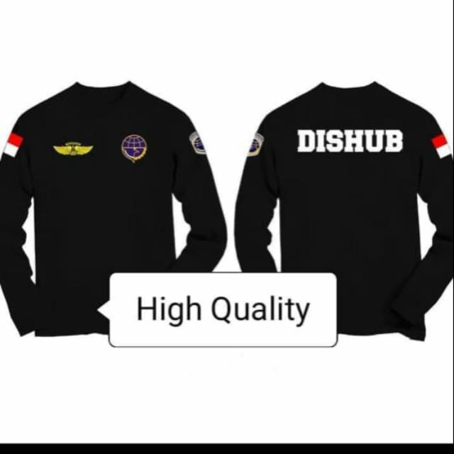 Longsleeve kaos tangan panjang dishub