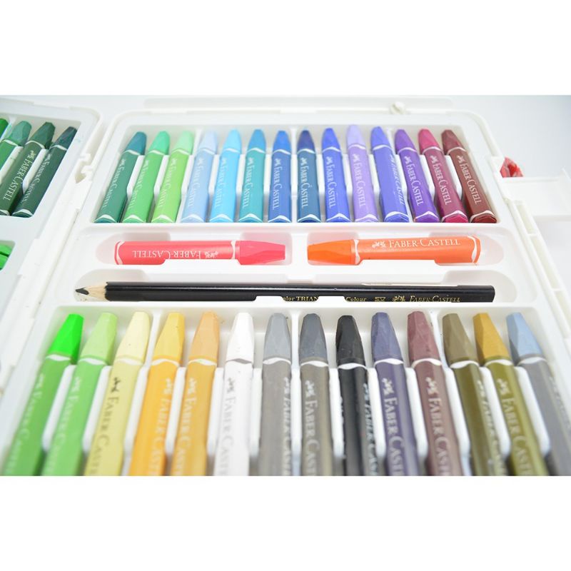 CRAYON Oil Pastel Hexagonal isi 12, 24, 48, 60 dan 72 Warna Faber Castell