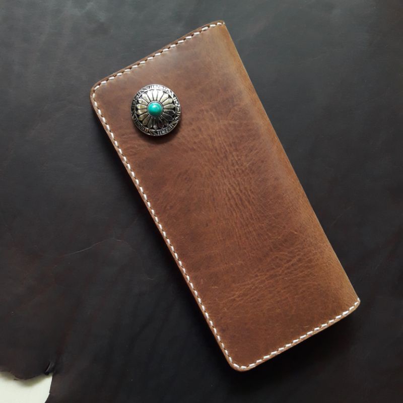 Wallet Turquoise Vintage Brown