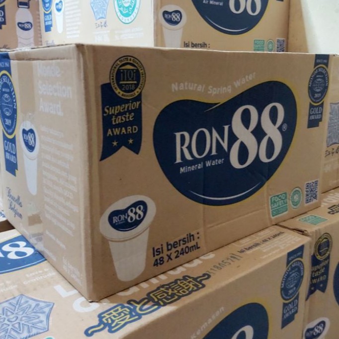 Ron 88 gelas 220ml 1 dus 48 pcs 220 ml Ron 88 cup ron88