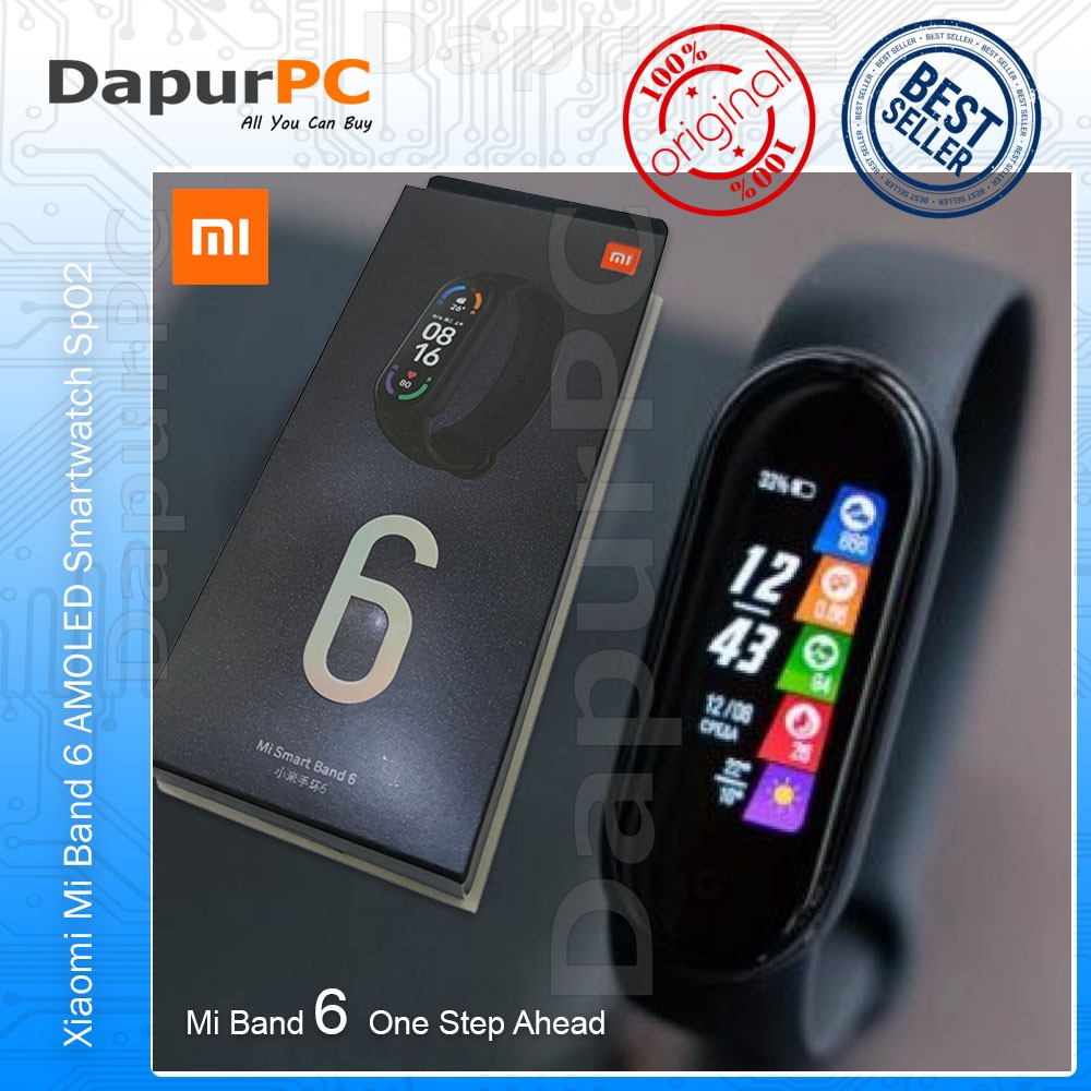 Xiaomi Miband 6 OLED Smartwatch SpO2 Mi Band 6 Original