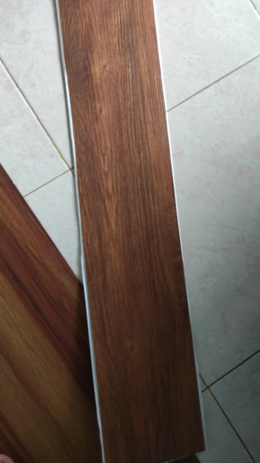 Parket Lantai Vinyl Sticker Baru 91,5 X 15 Cm