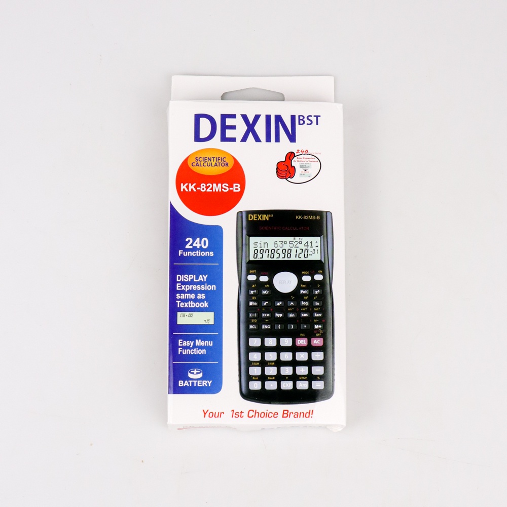 Karuida Kalkulator Elektronik XKOT02BK Scientific Calculator - 82MS - Black