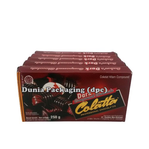 

Colatta Dark Compound 250gr / Coklat hitam / Coklat