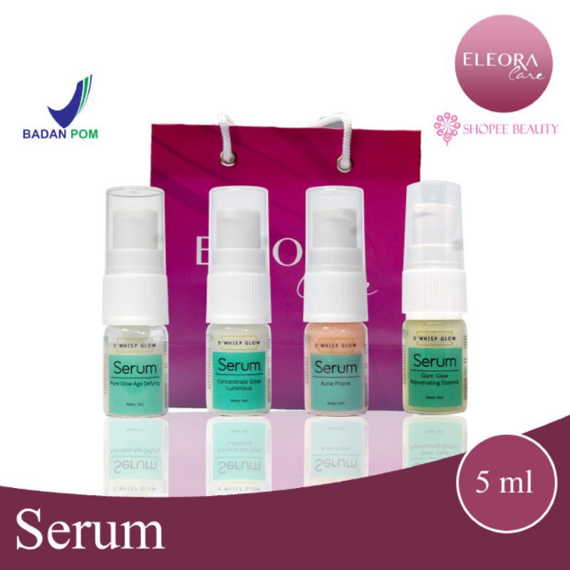ELEORA Serum Perawatan Wajah Jerawat Flek Glowing Skincare Bpom Mencerah Kulit Wajah