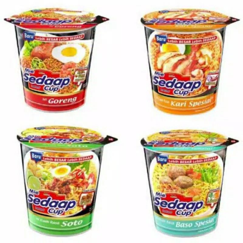 SEDAP CUP KUAH INSTAN ANEKA RASA