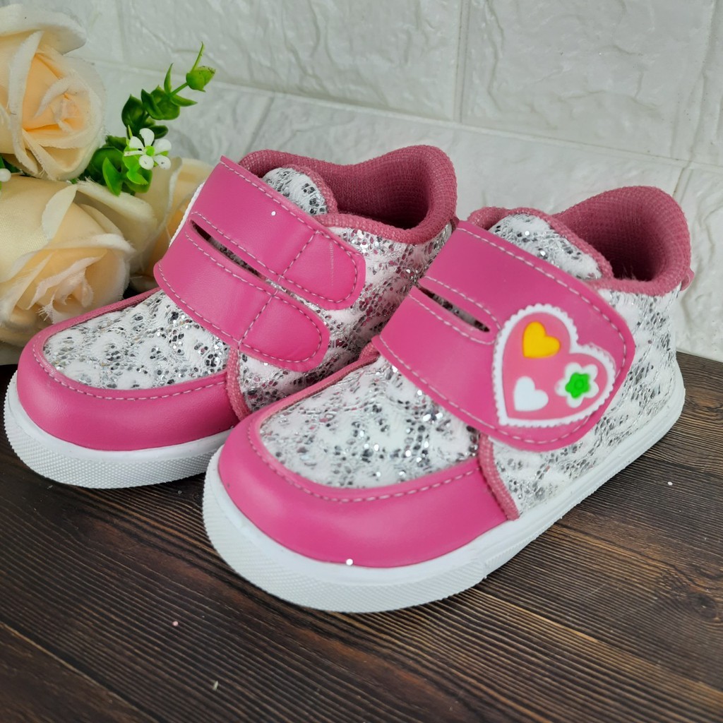 [TAMAN SEPATUKU] SEPATU TRENDY MURAH LUCU ANAK PEREMPUAN BAHAN BROKAT UNTUK 1-6 TAHUN CAX06