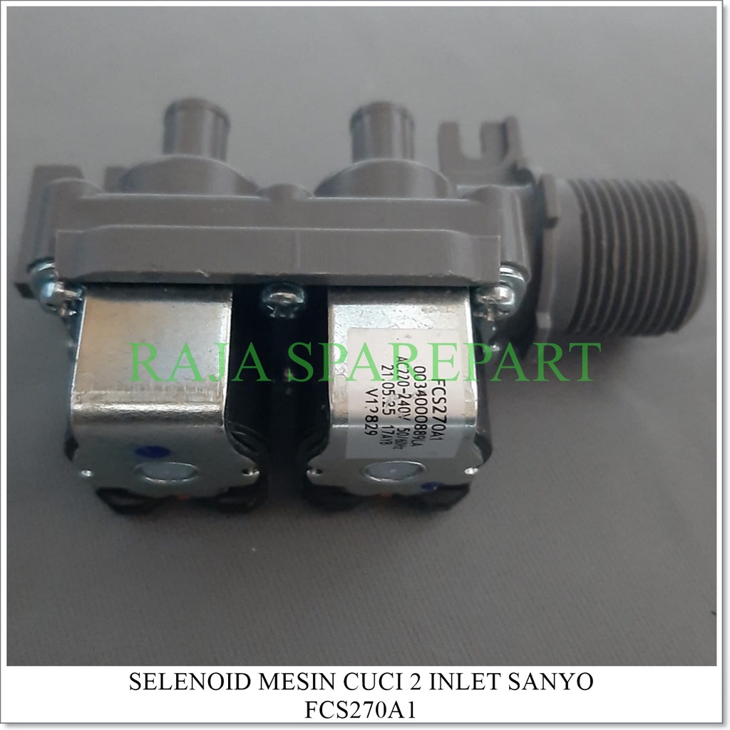 Selenoid / Water Inlet Mesin Cuci SANYO INLET DOUBLE (FCS270A1)