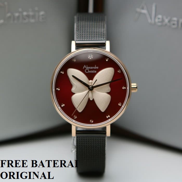 JAM TANGAN WANITA ALEXANDRE CHRISTIE AC 2850 ORIGINAL GARANSI RESMI 1 TAHUN