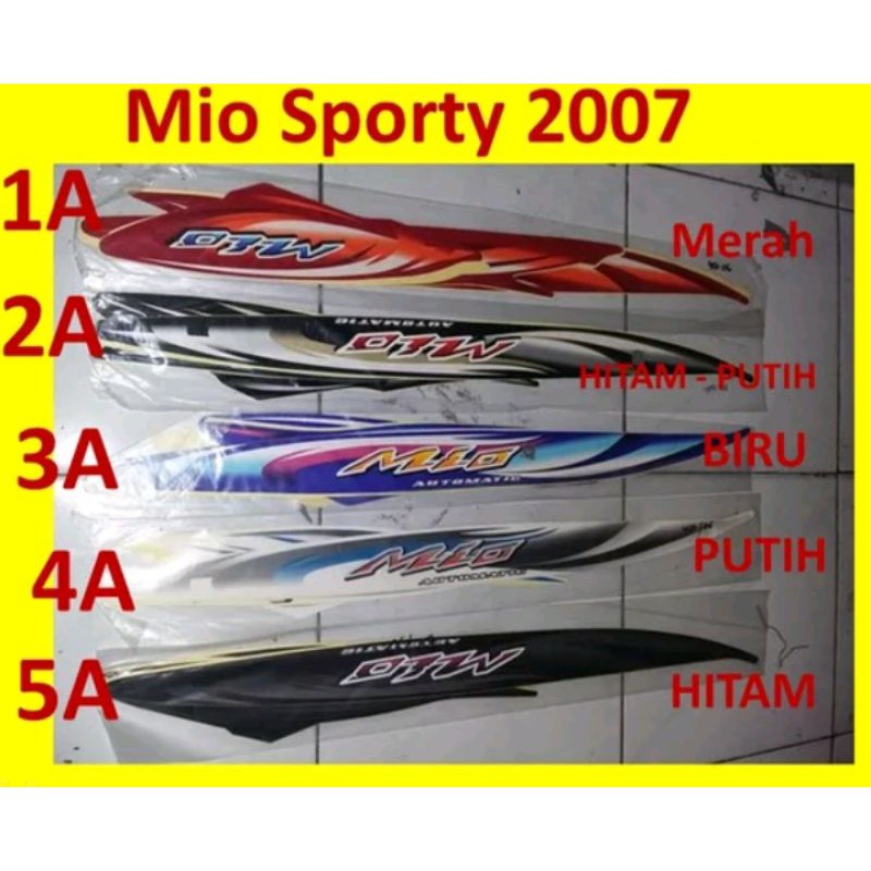 sticker / striping mio sporty / smile 2007 original Lokal