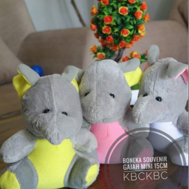 Boneka Gajah Capit/Mini