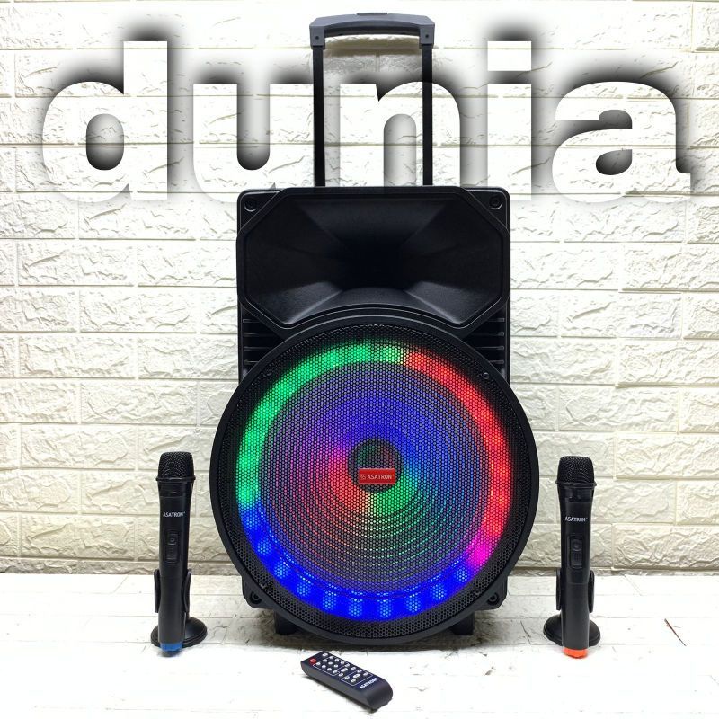 Speaker Portable Wireless Asatron AC Milan Original 15 inch