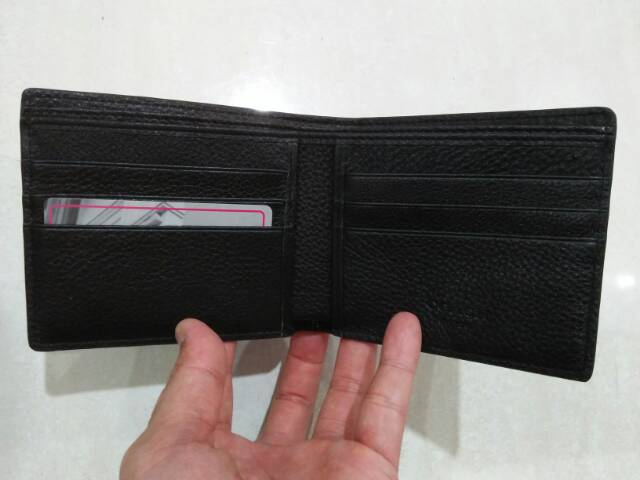 Dompet premium lipat pendek kulit asli motif C