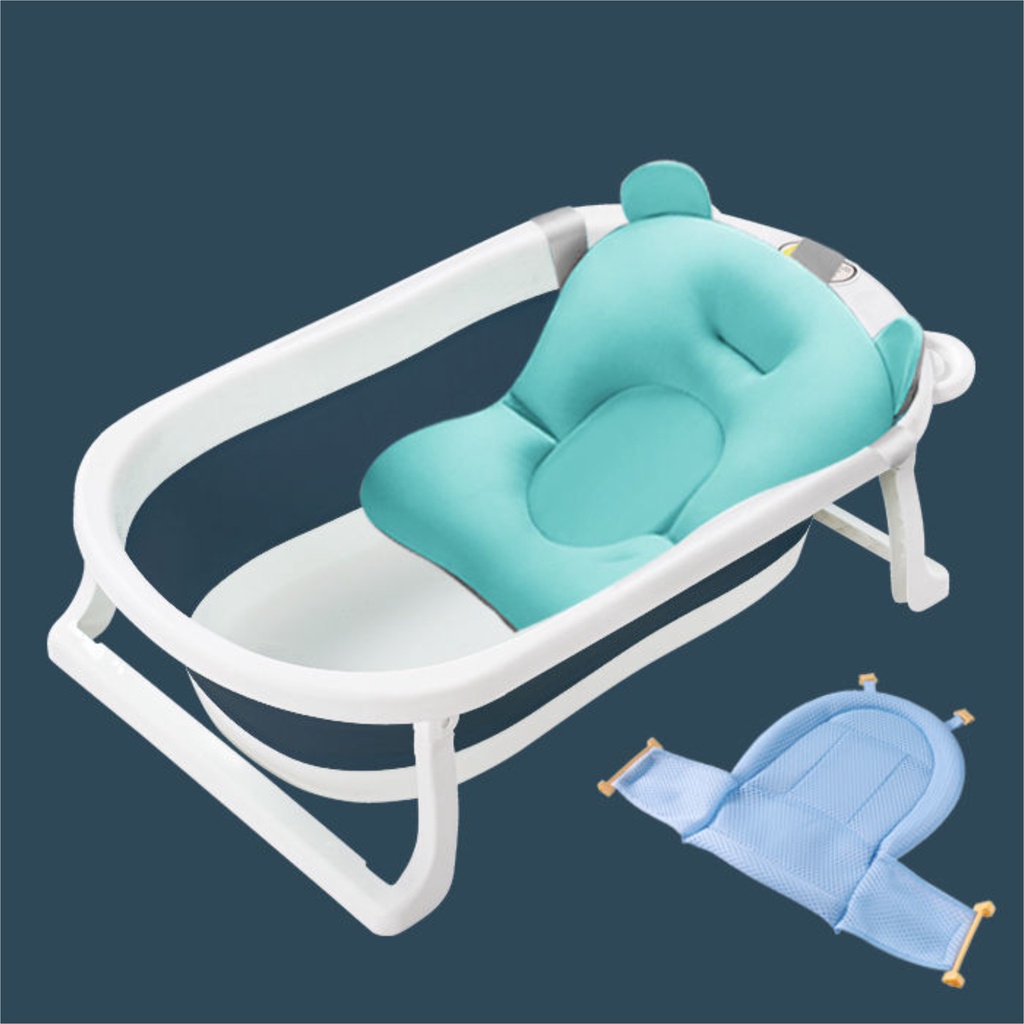 Bak Mandi Bayi Lipat / Foldable Silicone Bathtub Folding Baby Portable