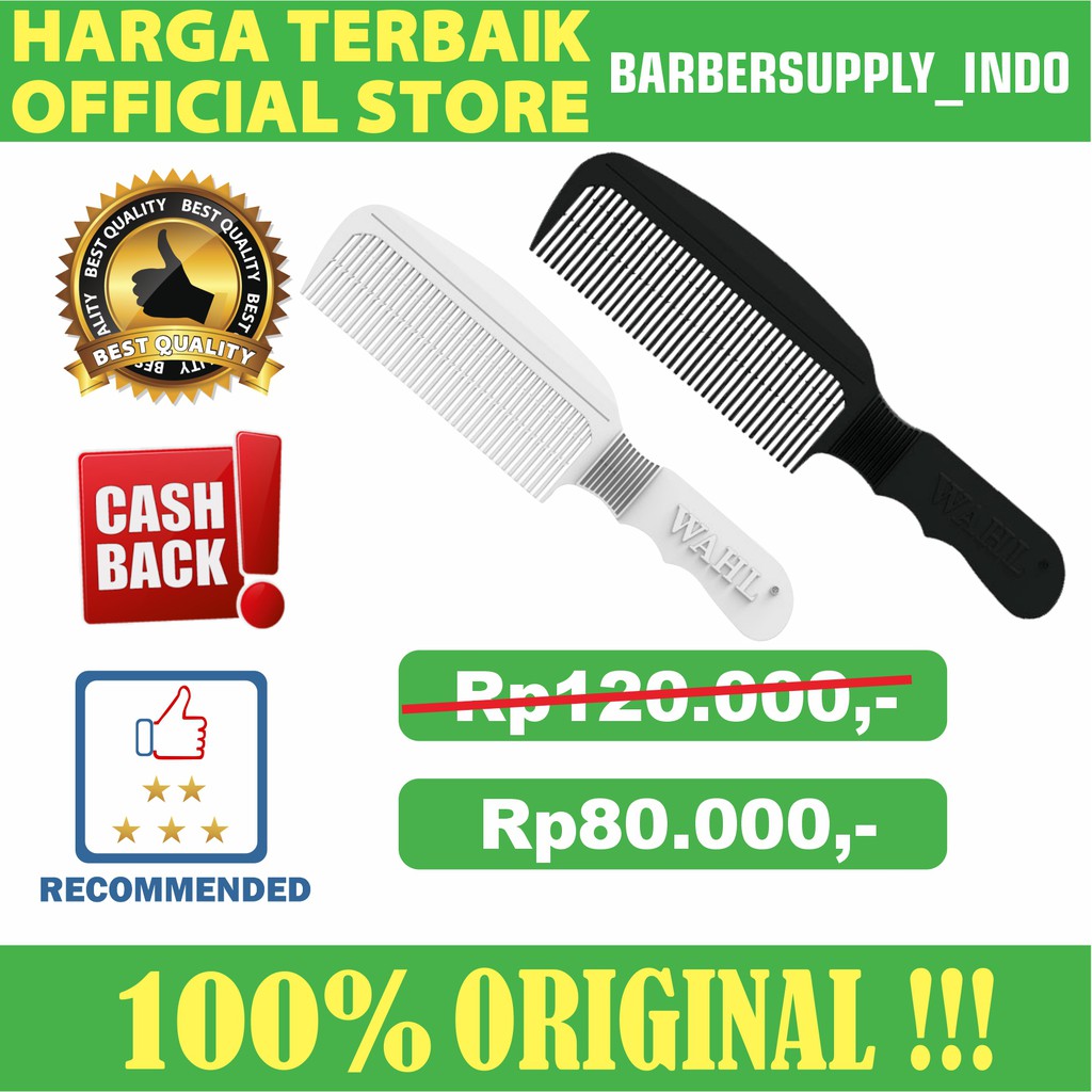 Wahl Speed Comb White ORIGINAL USA bisa bayar ditempat