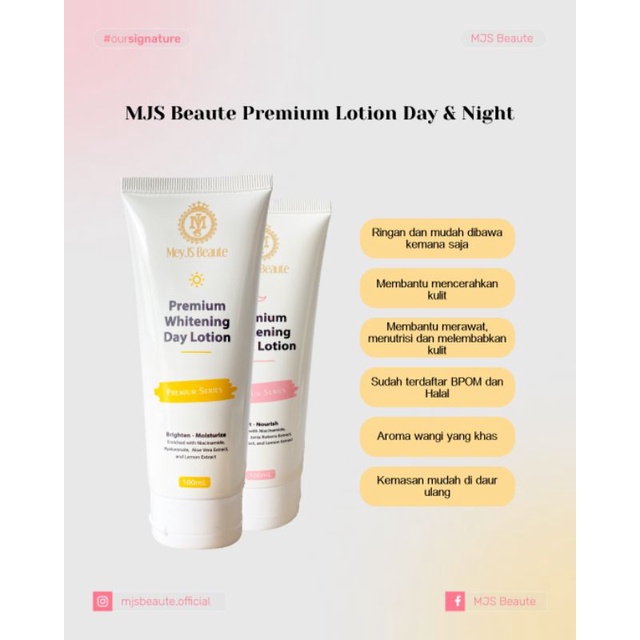 mjs beaute lotion/lotion pemutih/pemutih cepat