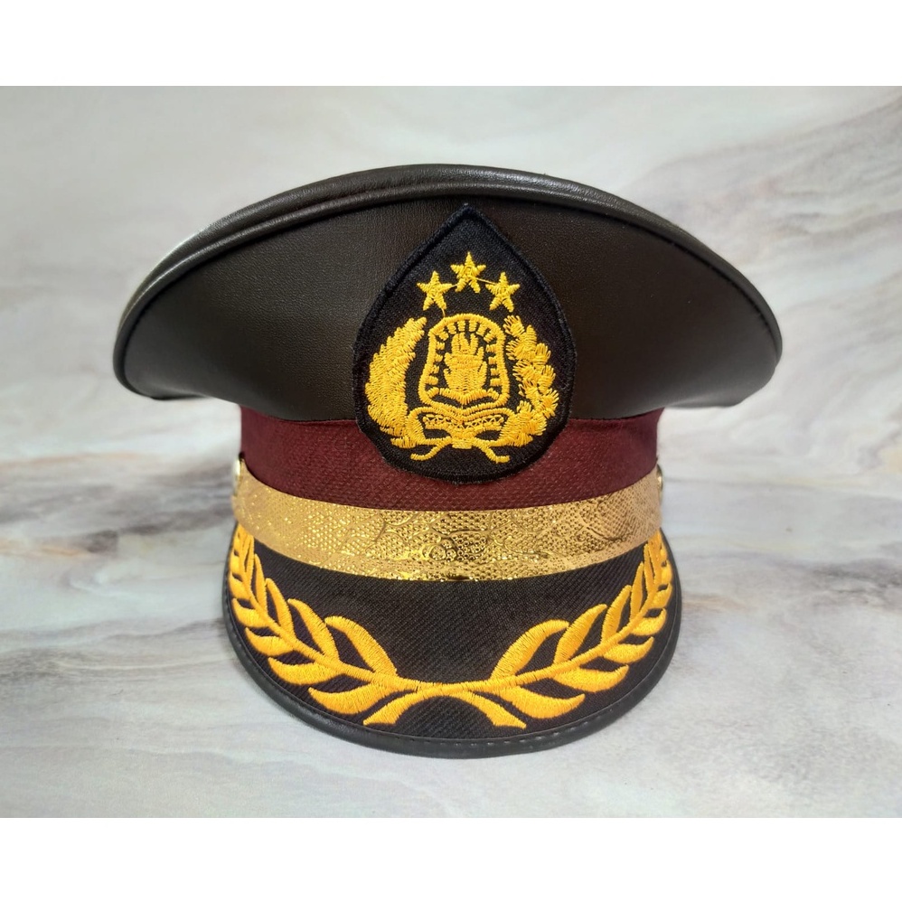 TOPI POLISI ANAK / TOPI ANAK-ANAK / PROPERTI FOTO / TOPI POLISI / AKSESORIS ANAK / TOPI