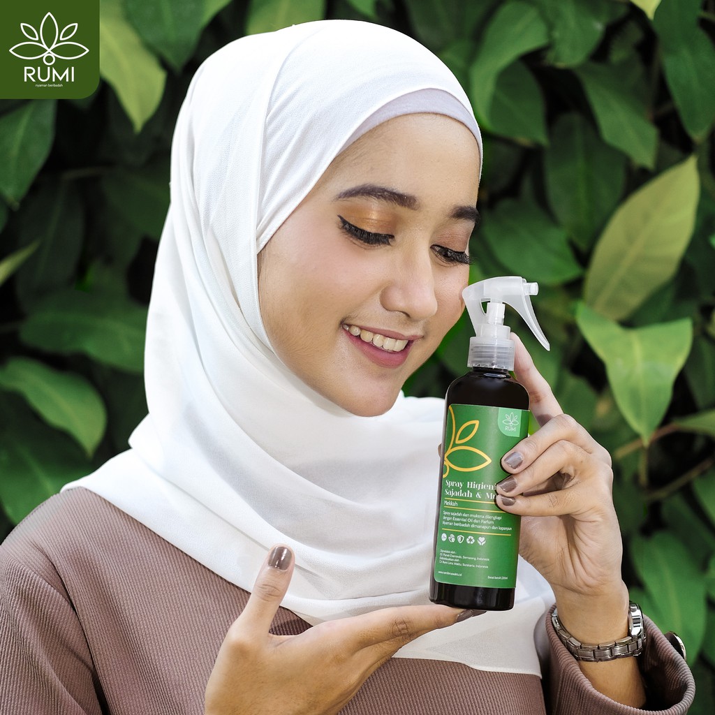 Spray Higienis Sajadah Mukena Rumi Parfum Perlengkapan Sholat Sofa Travel Halal Original