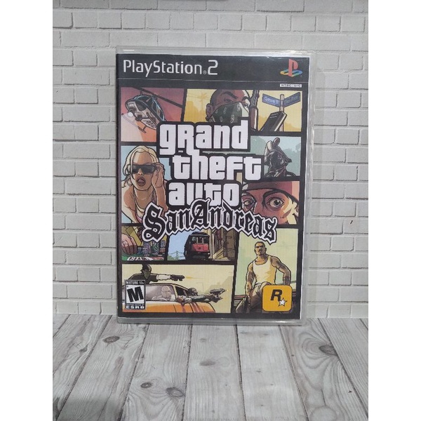 CD DVD KASET ORIGINAL PS2 GTA San Andreas Usa Bahasa Inggris